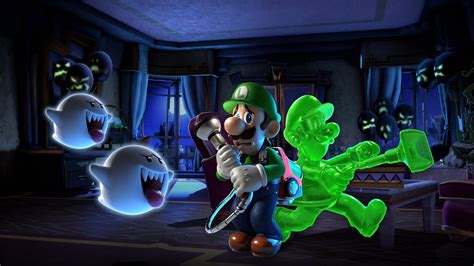 Luigi S Mansion 3 Cover Art Wallpaper Cat With Monocle