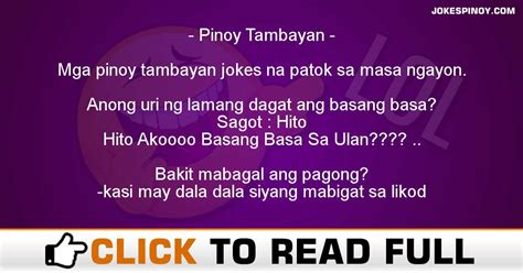 pinoy tambayan pinoy jokes