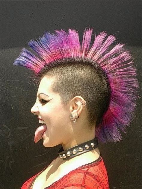 Mohawk Girls Punk Mohawk Punk Hair Punk Rock Girls