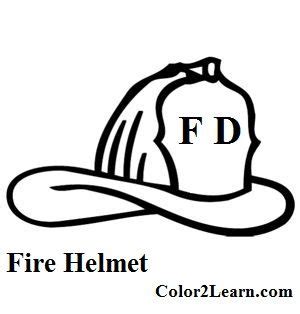 fire hat coloring page coloring pages pinterest fireman hat