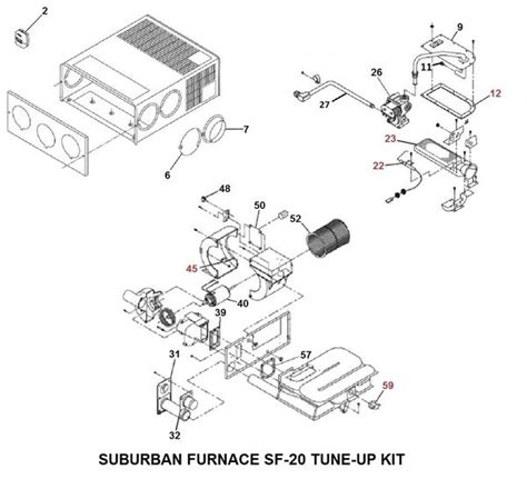 suburban furnace model sf  tune  kit pdxrvwholesale