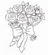 Bouquet Drawing Roses Rose Flowers Bunch Sketch Wedding Flower Draw Drawings Drawn Pencil Sketches Getdrawings Paintingvalley 2010 Deviantart sketch template