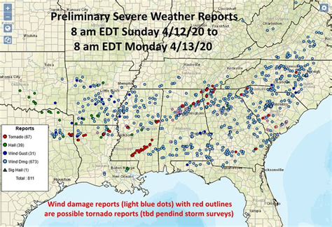Alabama Tornado Count Climbs To At Least 20 From Easter
