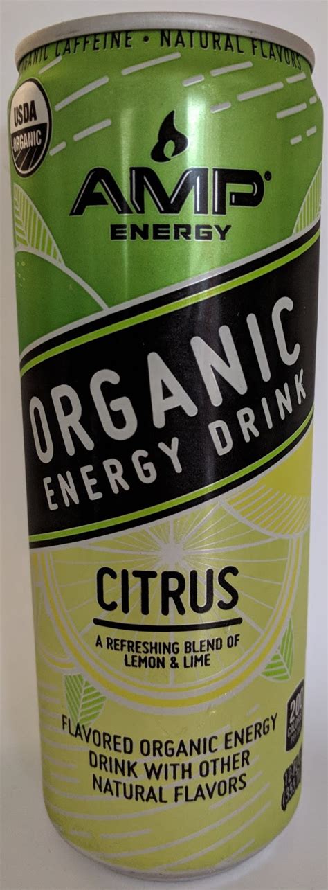 caffeine king amp organic citrus energy drink review