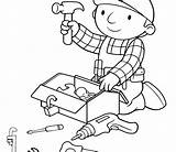 Coloring Pages Construction Tools Tool Printable Box Science Gardening Site Signs Getcolorings Handy Manny Kids Color Print Colorin December sketch template