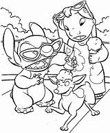 Coloring Stitch Lilo Pages Library Clipart Disney sketch template