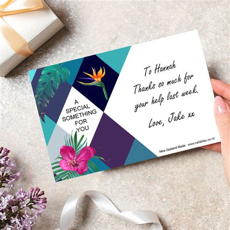 gift message card