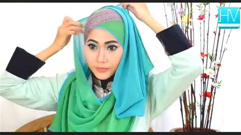 tutorial hijab pesta pashmina menutup dada by tutorial hijab 52 youtube
