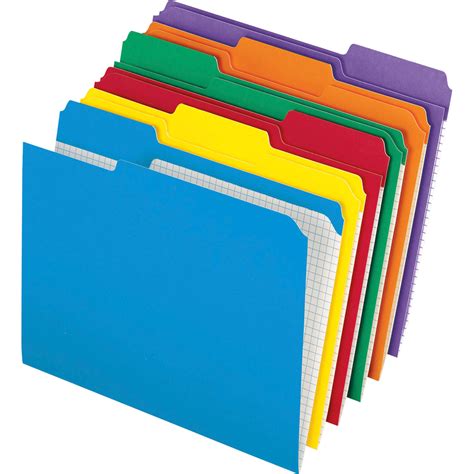 pendaflex  tab cut letter recycled top tab file folder office supplies tops products