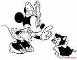 Minnie Coloring Figaro Mouse Pages Disney Disneyclips Butterfly Printable Giving Instructions Funstuff sketch template