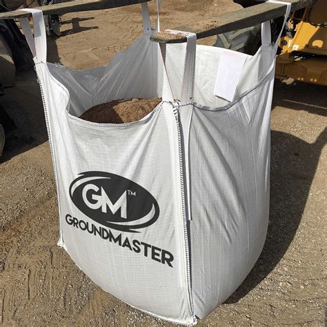 groundmaster  tonne fibc bulk builders bags  handles large kg