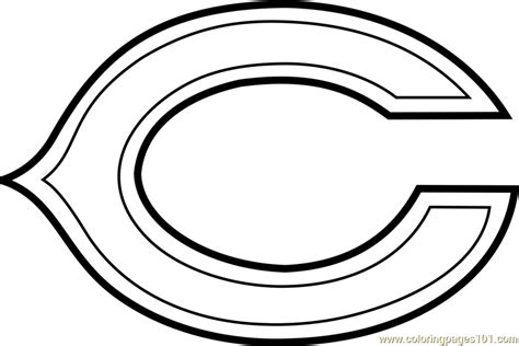 chicago bears coloring pages chicago bears colors bear coloring