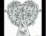 Celtic Cross Coloring Pages Drawing Printable Mandala Knot Adults Crosses Vector Knots Border Line Tree Life Soldiers Elaborate Getdrawings Getcolorings sketch template