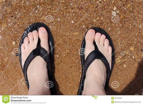 water  feet stock image image  relaxation female