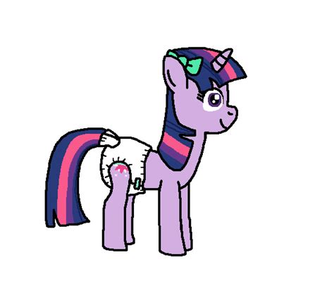 cutie twilight sparkle   diaper animated  mighty  deviantart