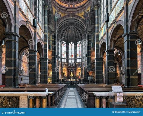 interior  basilica  st nicholas  amsterdam netherlands editorial image image  church