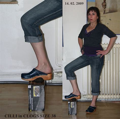 German Milf Feetpose In Clogs I Becke Flickr