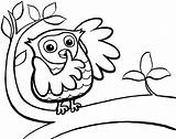 Coloring Owl Pages Cute Toddlers Kids Baby Printable Owls Easy Print Uniquecoloringpages Popular Coloringhome sketch template