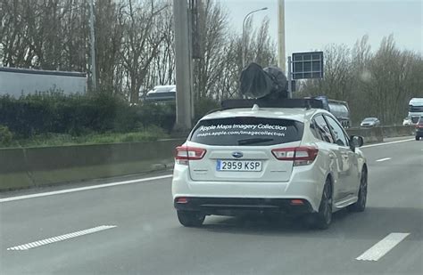 diverse apple maps autos gesignaleerd  belgie