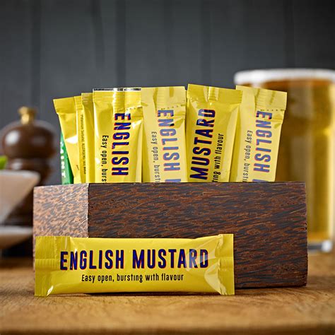 english mustard sachets fairway foodservice