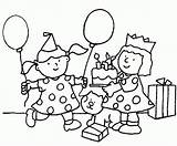 Coloring Pages Birthday Kids Party Sister Big Printable Happy Comments Popular Coloringhome Library Clipart sketch template