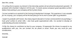 internship letter  interest   sample template business psd