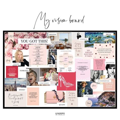 Vision Board Kit Phenomenal Woman Downloadable Lh Agenda Vision
