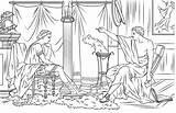 Colorare Filosofia Atene Disegno Magno Alessandro Aristotele Aleksander Aristotle sketch template