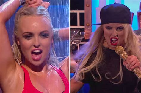 Jorgie Porter Showers And Twerks On Stage Dressed As Britney Spears