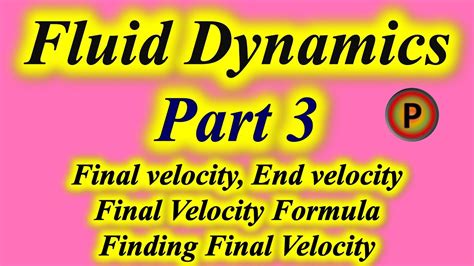 p   final velocity final velocity formula finding final