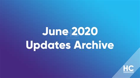 June 2020 Emui Updates List Huawei Central