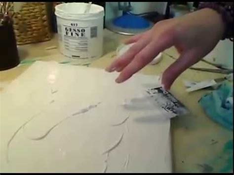 tutorial  fare il gesso acrilico  dipingere  rilievo youtube pittura  gesso