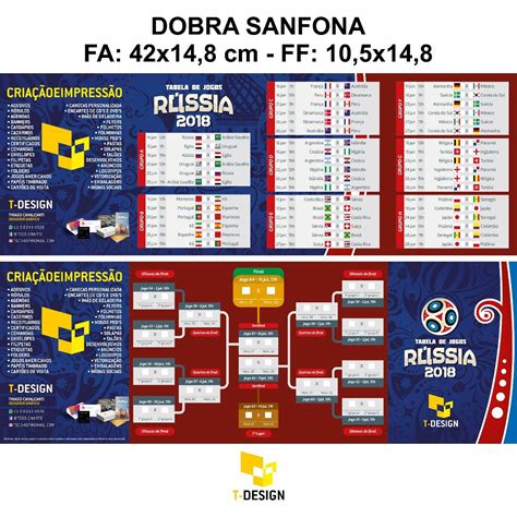 pacote copa do mundo rússia 2018 tabela de jogos