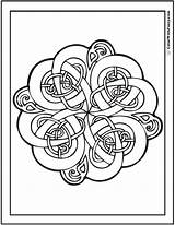 Celtic Coloring Pages Knots Knot Designs Irish Swirls Vines Intertwined Leaves Colorwithfuzzy Patterns Printable Scottish sketch template