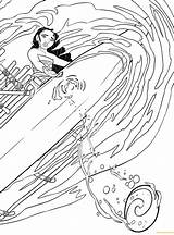 Moana Pages Disney Coloring Printable Color Ship Print sketch template