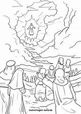 Himmelfahrt Christi Malvorlage Ausmalbild sketch template