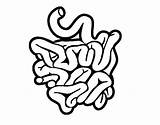Intestine Small Coloring Clipart Drawing Human Pages Draw Easy Colouring Intestino Para Colorear Delgado Large Science Experiments Coloringcrew Line Cliparts sketch template