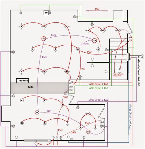 electric work home electrical wiring blueprint  layout