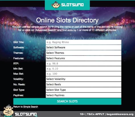 introducing   improved slotsumo advanced slots search