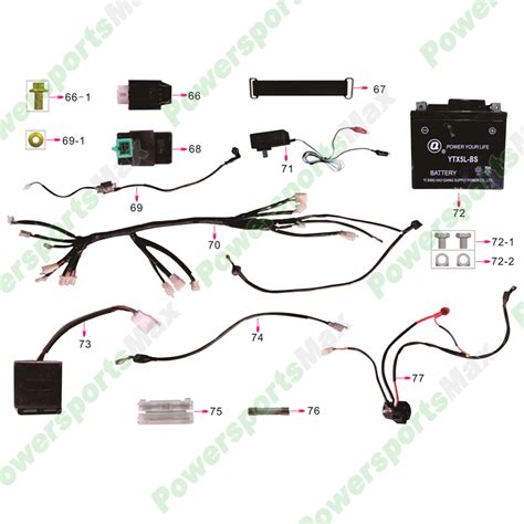 coolster atv wiring diagram chinese cc engine wiring diagram  coolster chinese atv