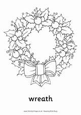 Christmas Wreath Coloring Pages Colouring Drawing Reef Advent Activityvillage Color Wreaths Print Drawings Printable Default Sites Printables Gif Xmas Kids sketch template
