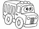 Trucks Cars Coloring Pages Printable Getcolorings Truck Color Print sketch template