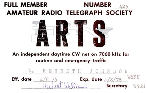 Arts Amateur Radio Telegraph Society
