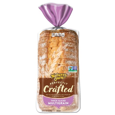 natures  perfectly crafted thick sliced multigrain bread loaf  oz walmartcom