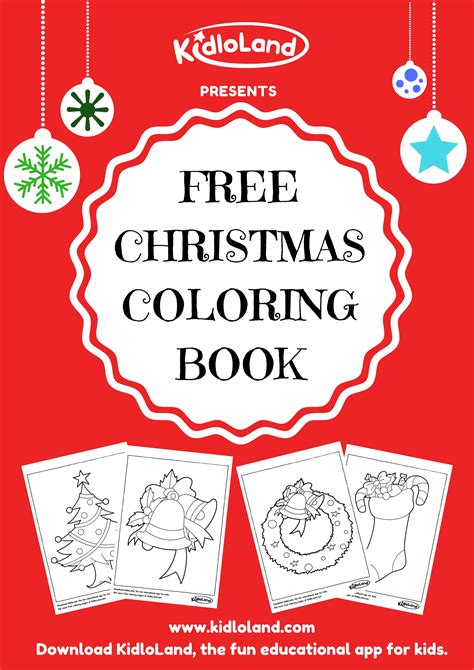 christmas coloring book kidloland