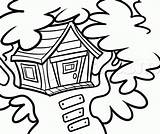 Drawing Treehouse Jungle Tree House Draw Animals Easy Cartoon Drawings Clipartmag Step Getdrawings Dragoart sketch template