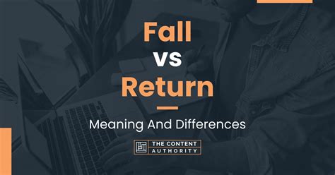 fall  return meaning  differences