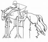 Horse Jumping Coloring Pages Show Racing Printable Drawing Horses Colouring Color Print Getcolorings Getdrawings Farm Colori Vector Graphics Popular Colorings sketch template