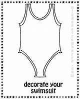 Suit Sheets Templates Swimsuit Zwempak Worksheets Designlooter Onlycoloringpages Downloaden Uitprinten sketch template