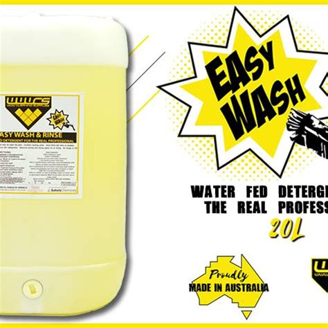 wwwcs easy wash rinse  litre  water fed pole window cleaning supplies